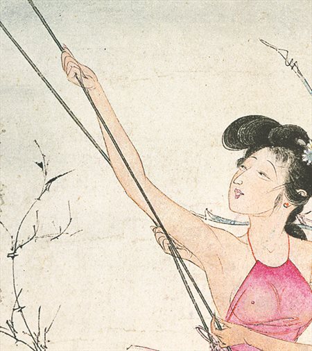 汉阴县-胡也佛的仕女画和最知名的金瓶梅秘戏图